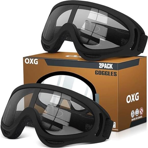 Motorcycle Goggles ATV Dirt Bike Ski Snowboard UV Protection Windproof Riding - Picture 7 of 7